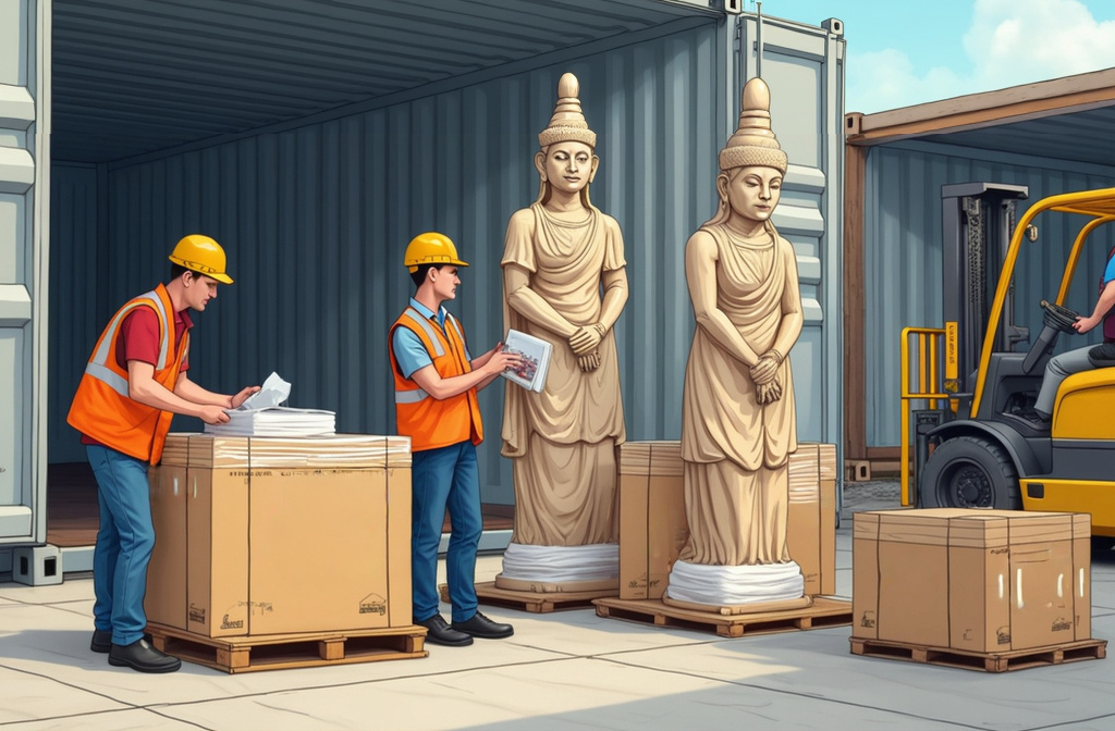 Steps For Exporting Stone and Wooden Statues From Bali To The USA Safely