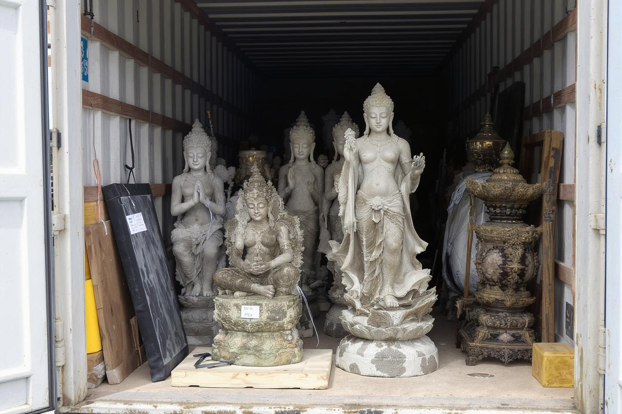 Affordable Cargo for Stone Statues from Bali to Taiwan