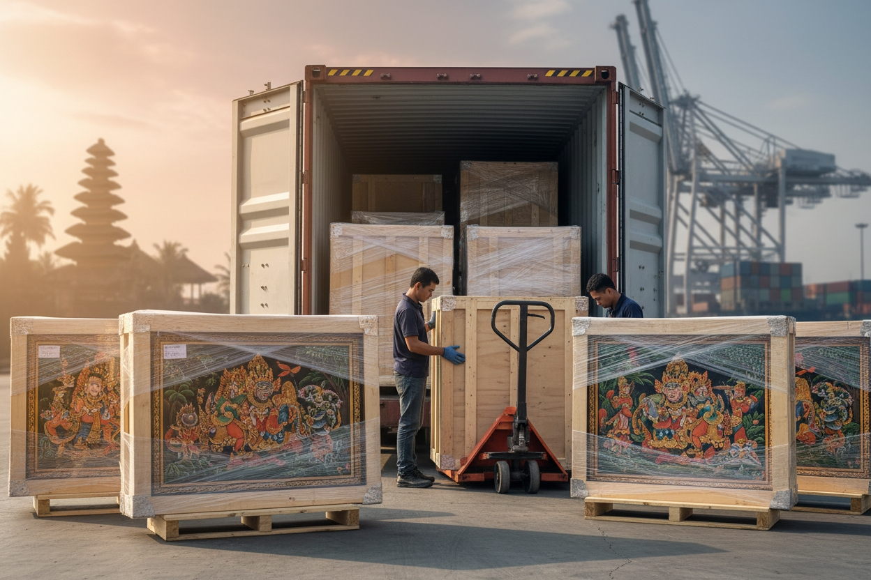 Secure and Professional Bali Art Export Netherlands Services